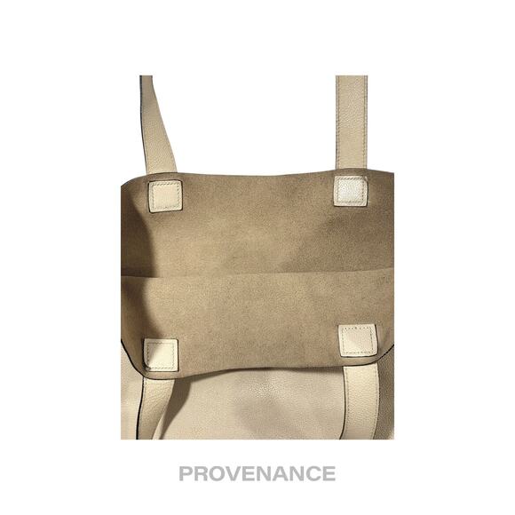 🔴 Gucci GG Vintage Logo Tote Bag - Off-White Leather - Picture 6 of 16